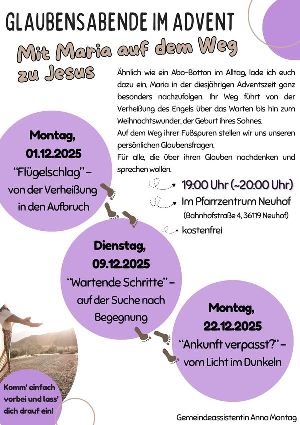 Glaubensabende Advent 2025